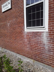 June 27, 2025 – East wall showing mortar “issues”