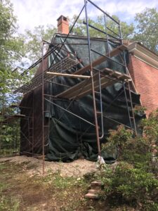 July 22, 2025 - North wall restoration